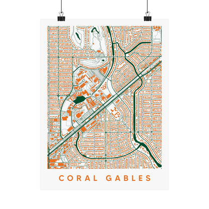 Coral Gables FL Map