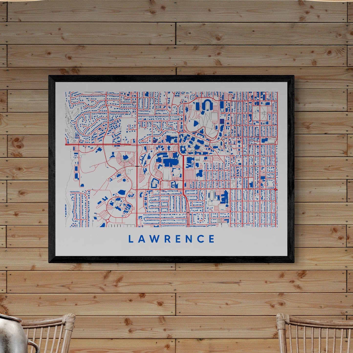 Lawrence Kansas Map