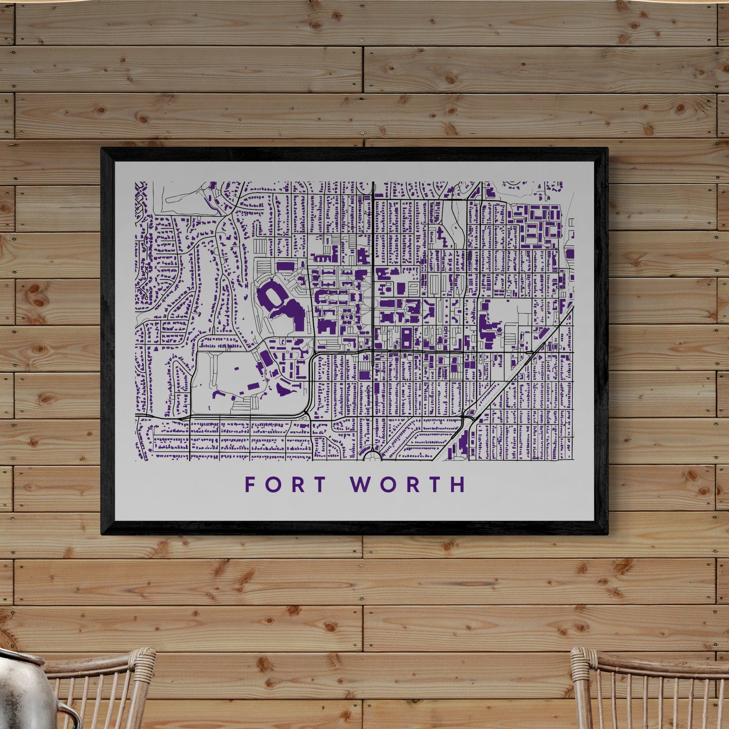 Fort Worth Texas Map