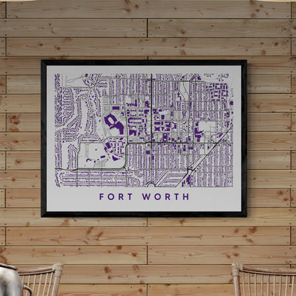 Fort Worth Texas Map
