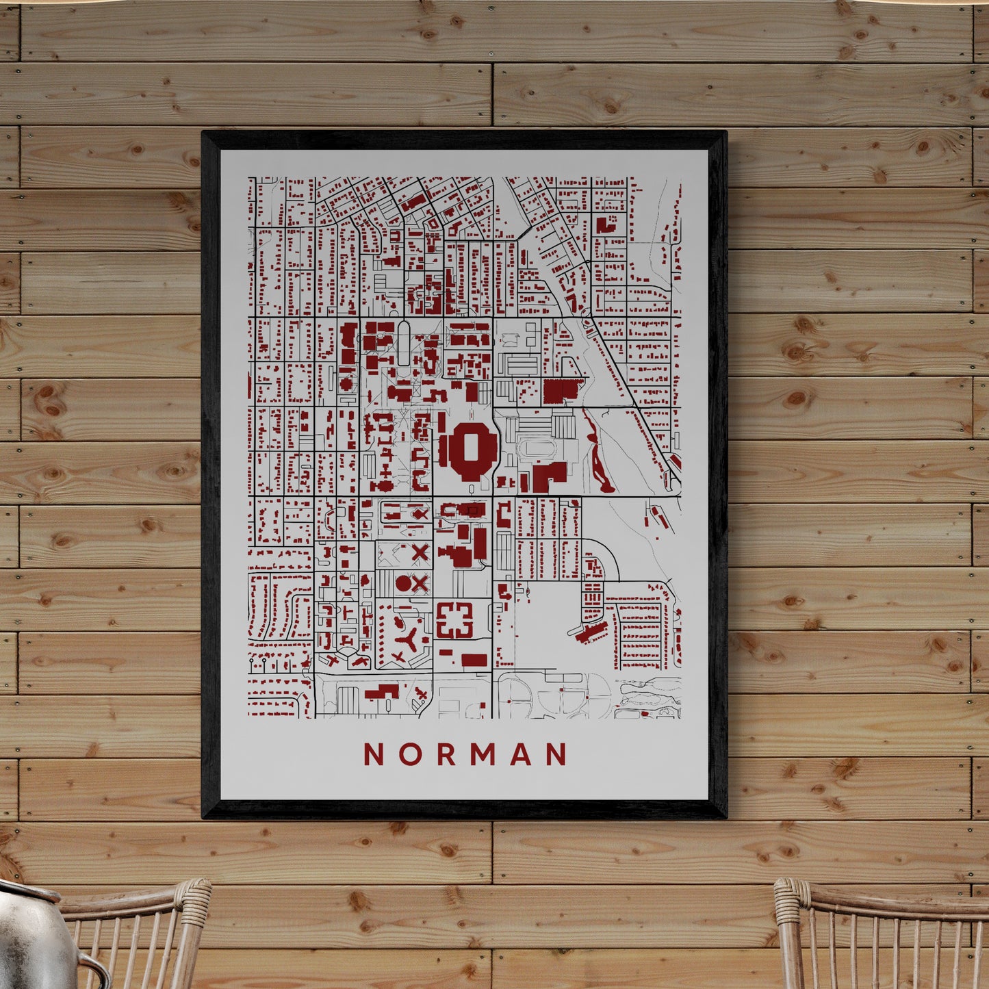 Norman Oklahoma Map