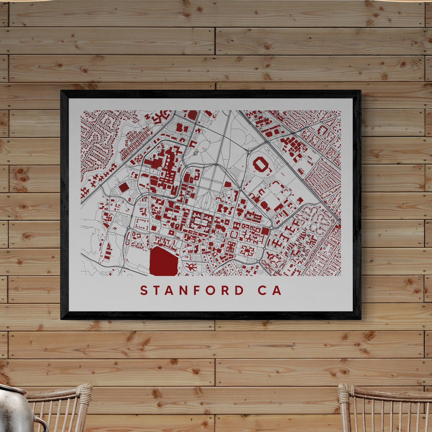 Stanford California Map