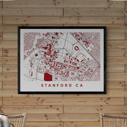Stanford California Map