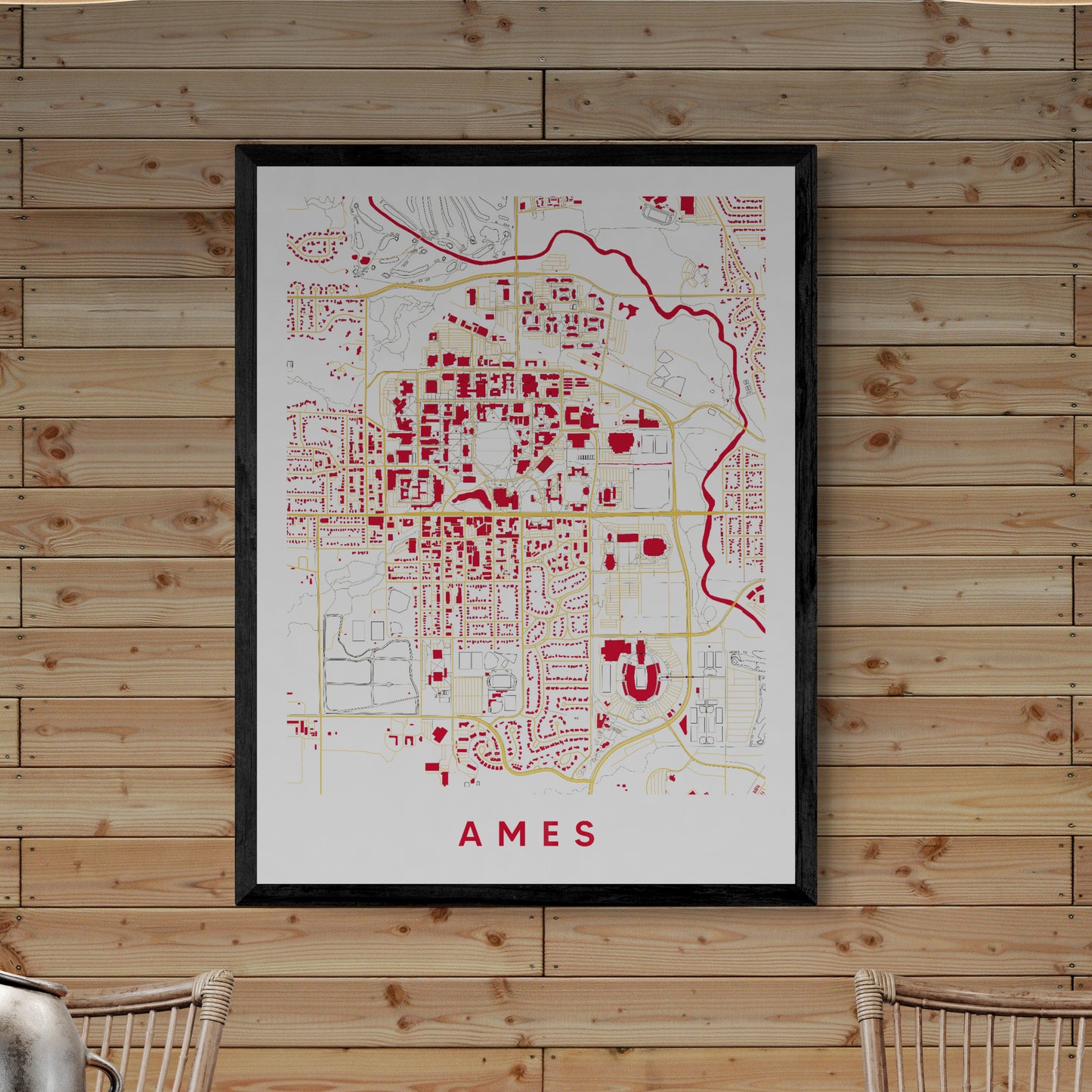 Ames Iowa Map