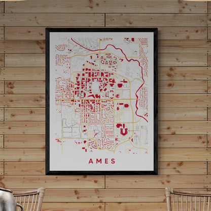 Ames Iowa Map