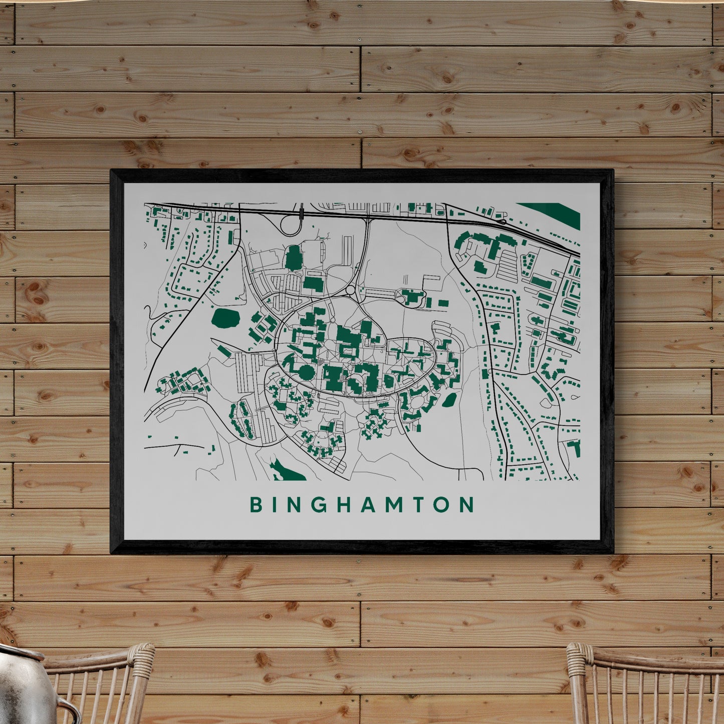 Binghamton New York Map
