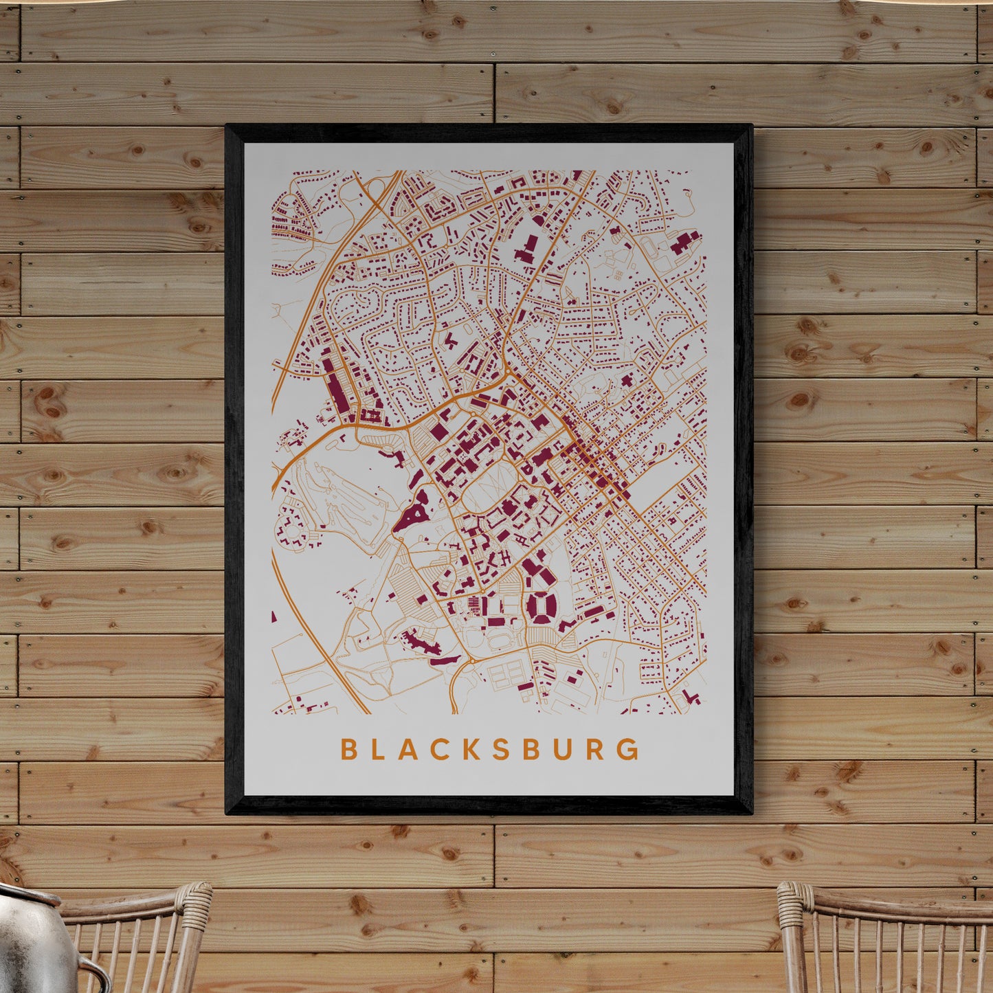Blacksburg VA Map