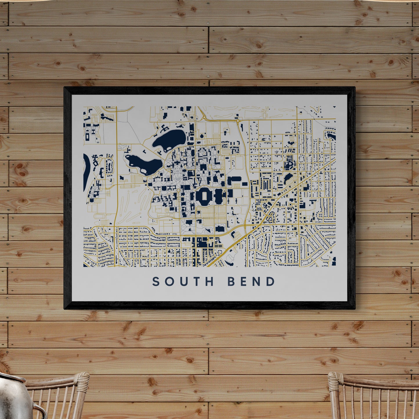 South Bend IN Map