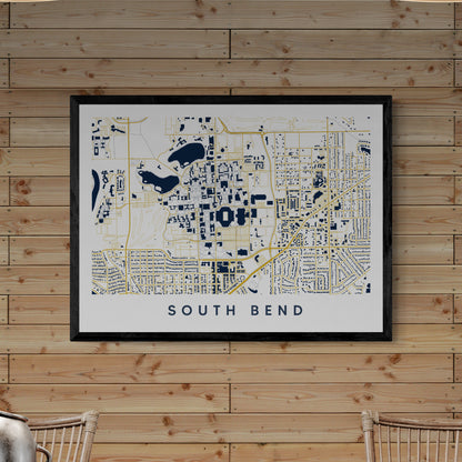 South Bend IN Map