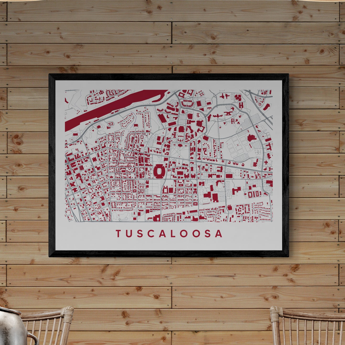 Tuscaloosa AL Map