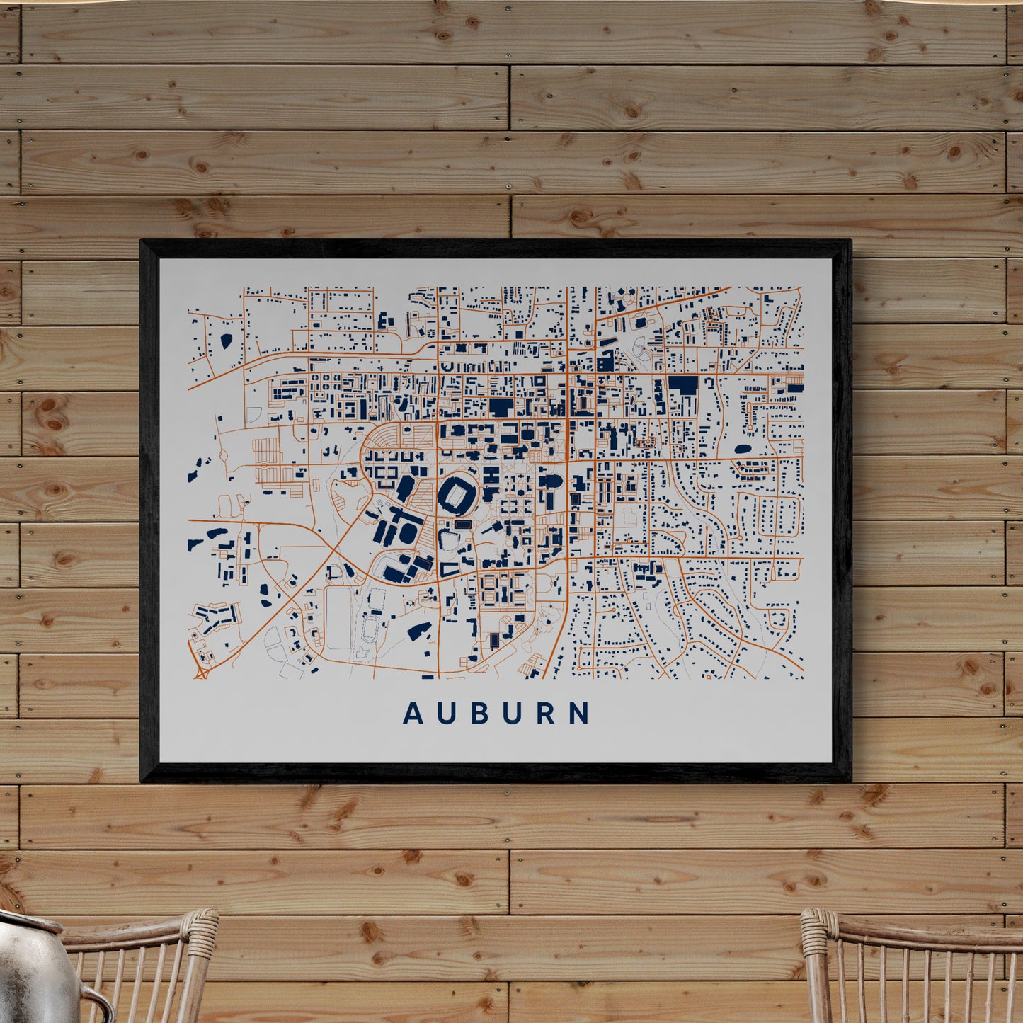 Auburn AL Map