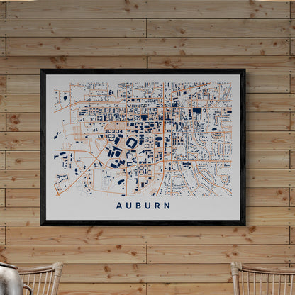 Auburn AL Map