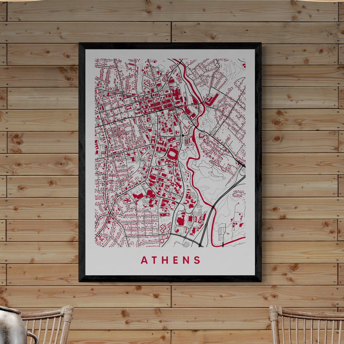 Athens GA Map