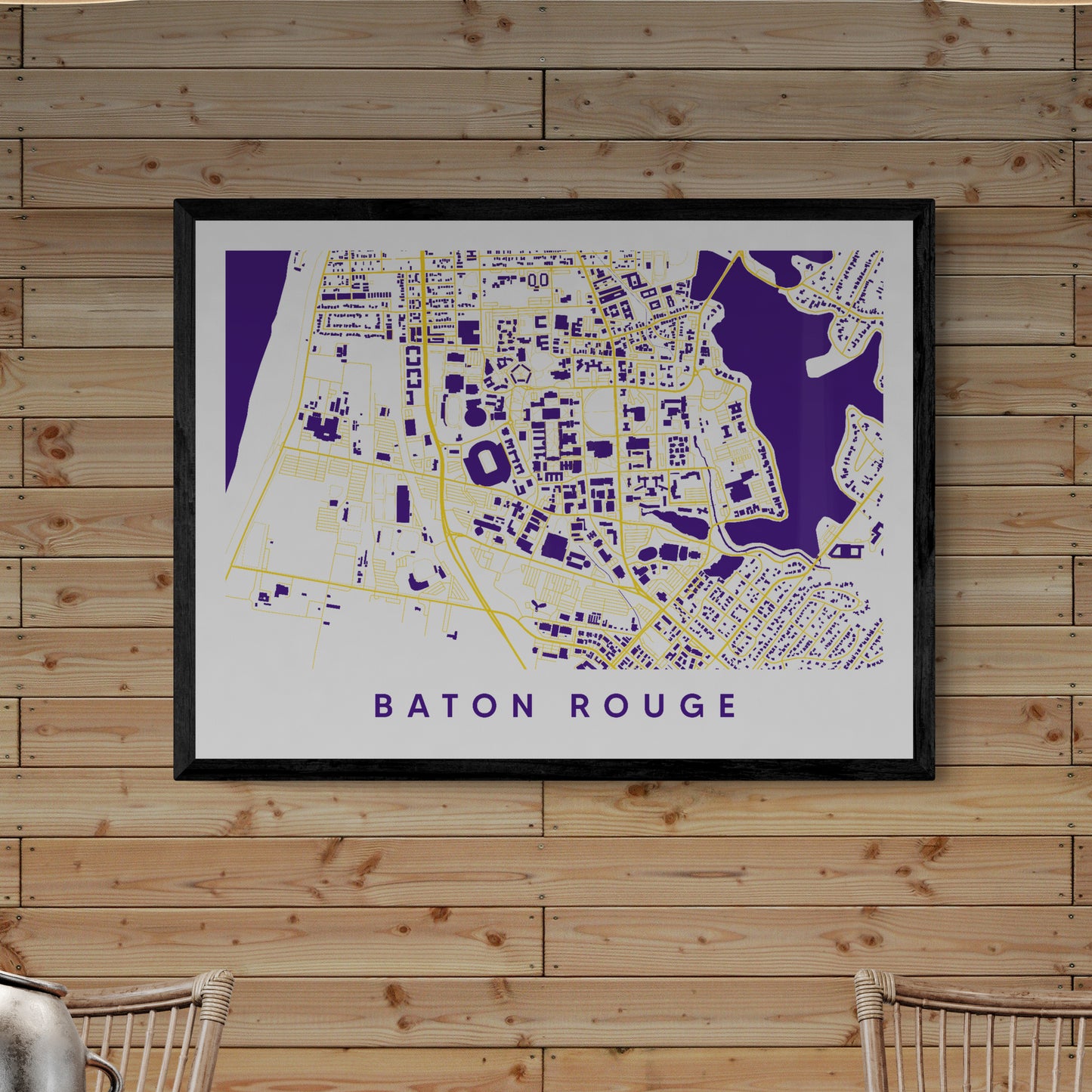 Baton Rouge LA Map