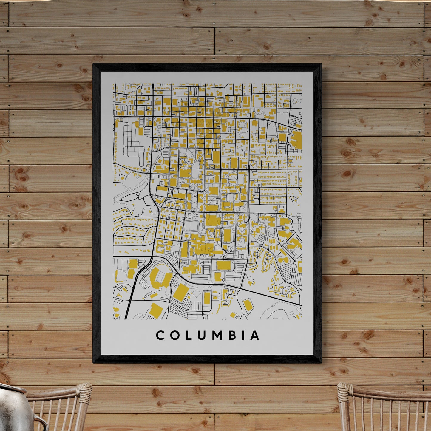 Columbia Missouri Map