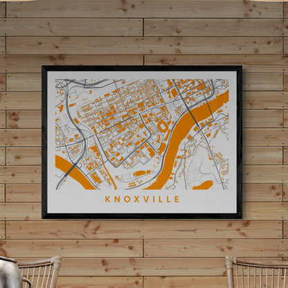 Knoxville Tennessee Map