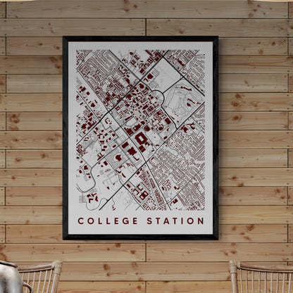 College Station Texas Map