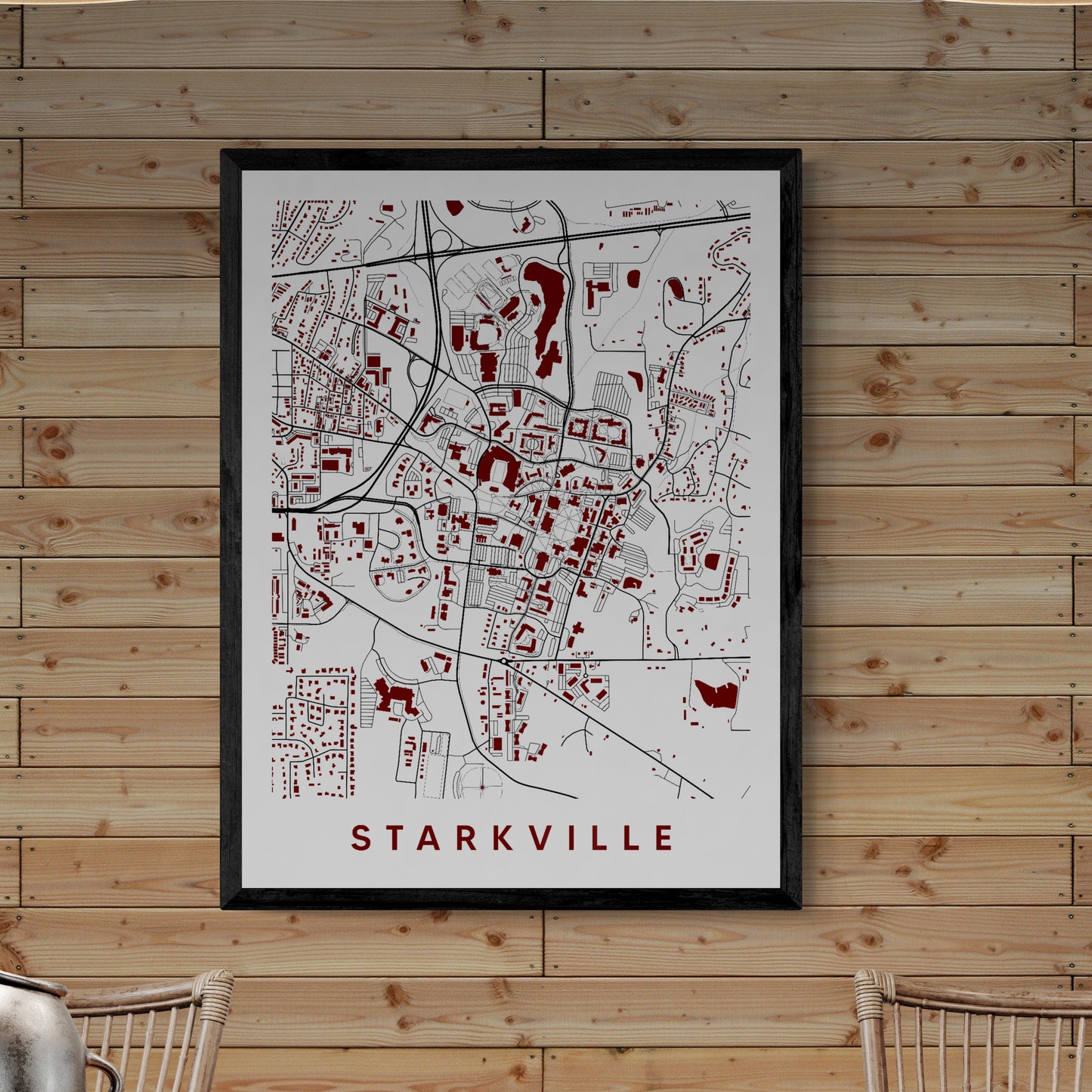 Starkville Mississippi Map