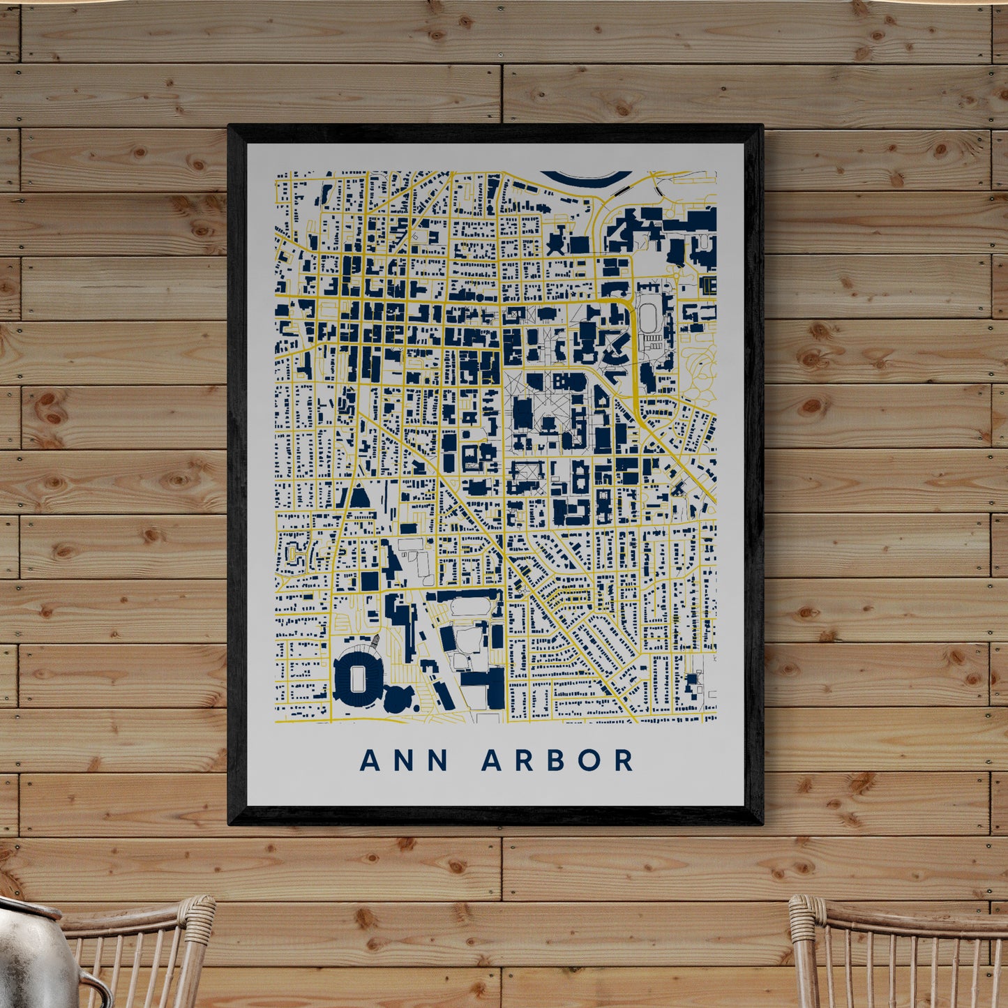 Ann Arbor Michigan Map