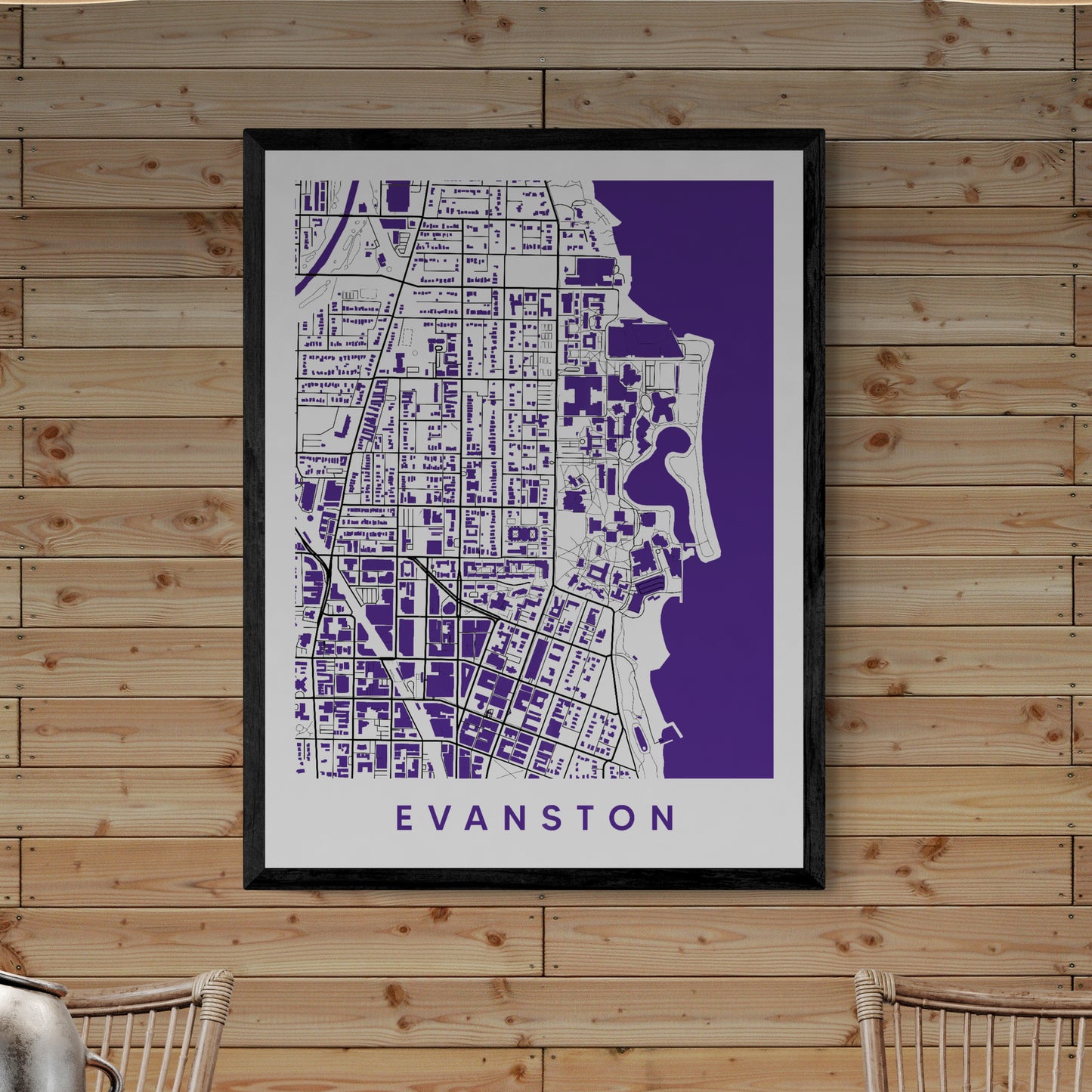 Evanston Illinois Map