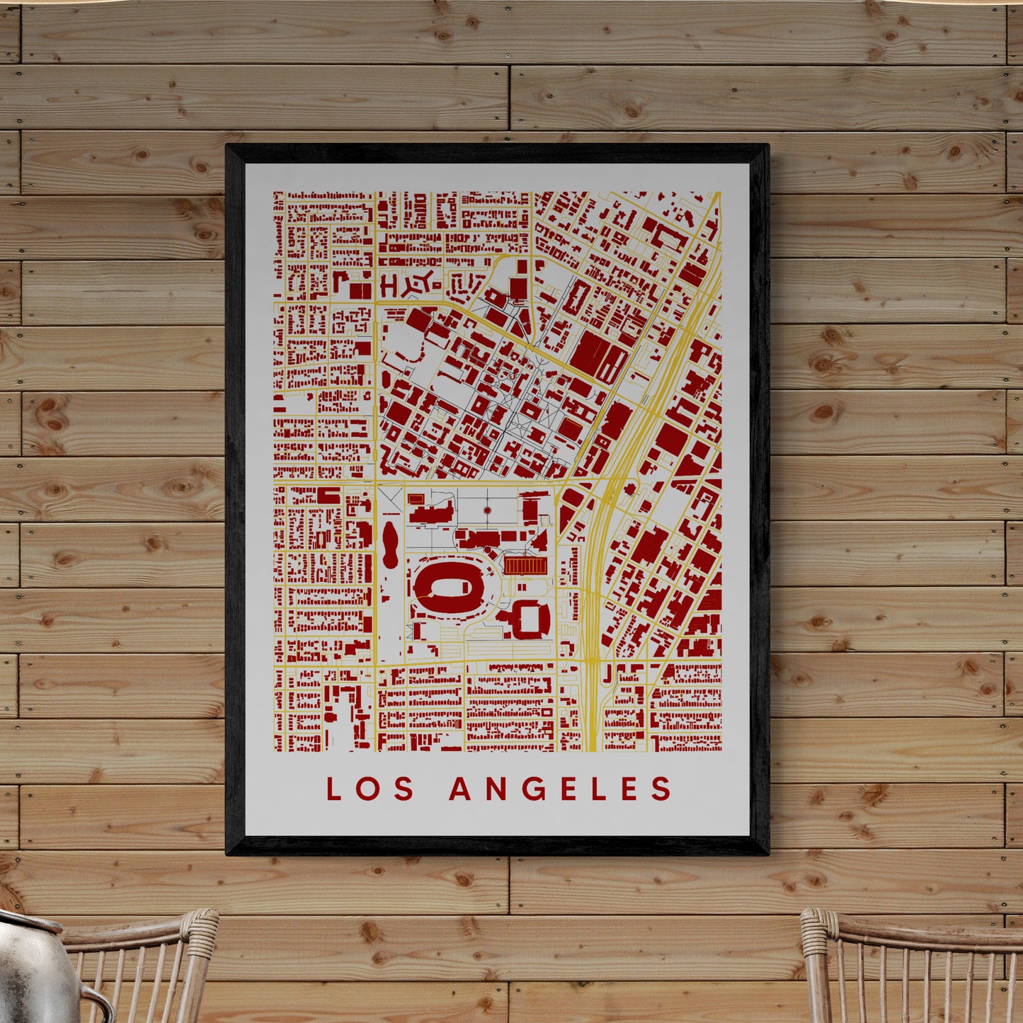 Los Angeles California Map