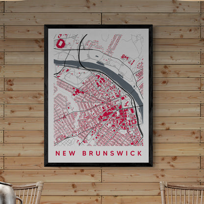 New Brunswick New Jersey Map
