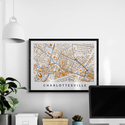 Charlottesville VA Map