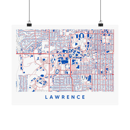 Lawrence Kansas Map