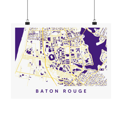Baton Rouge LA Map