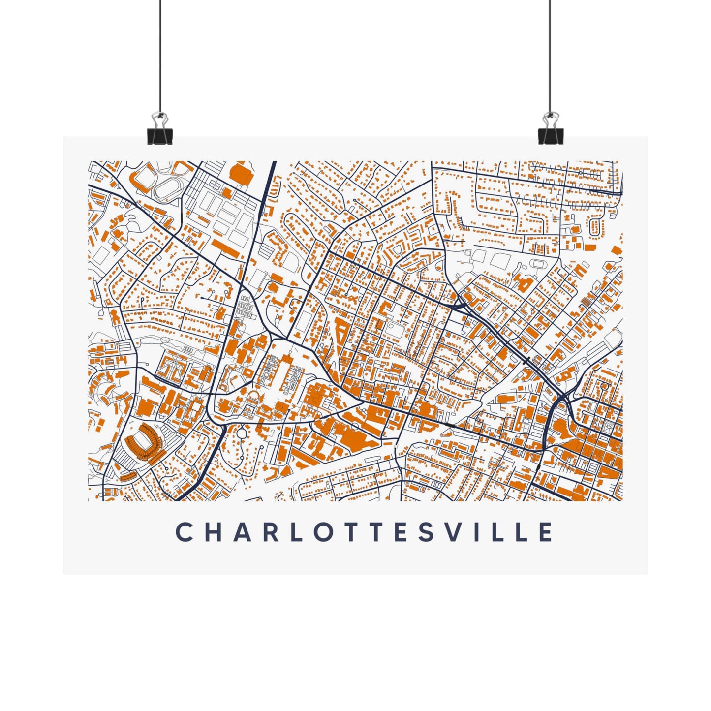 Charlottesville VA Map