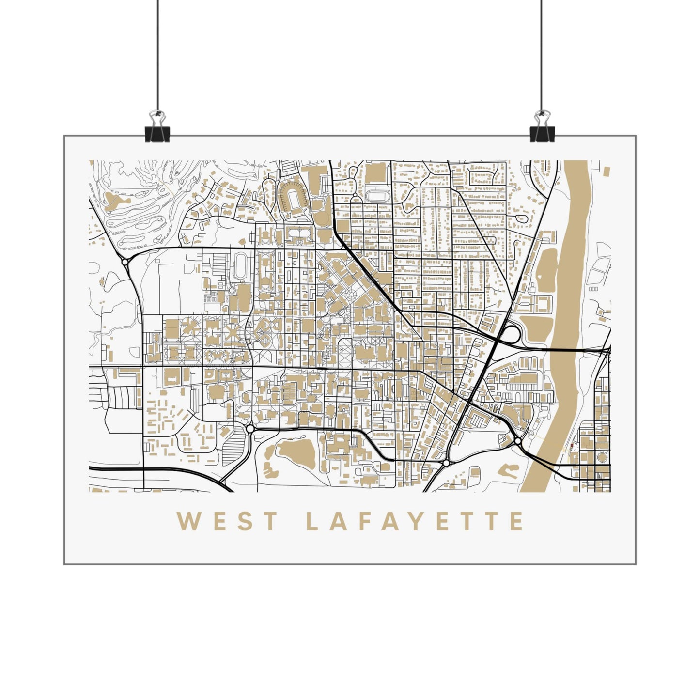 West Lafayette Map