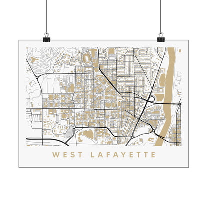 West Lafayette Map