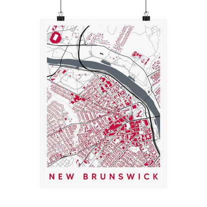New Brunswick New Jersey Map