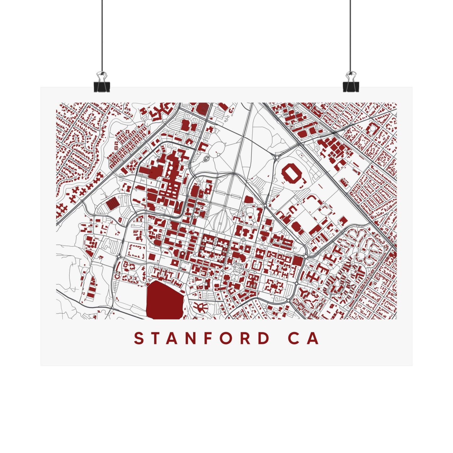 Stanford California Map