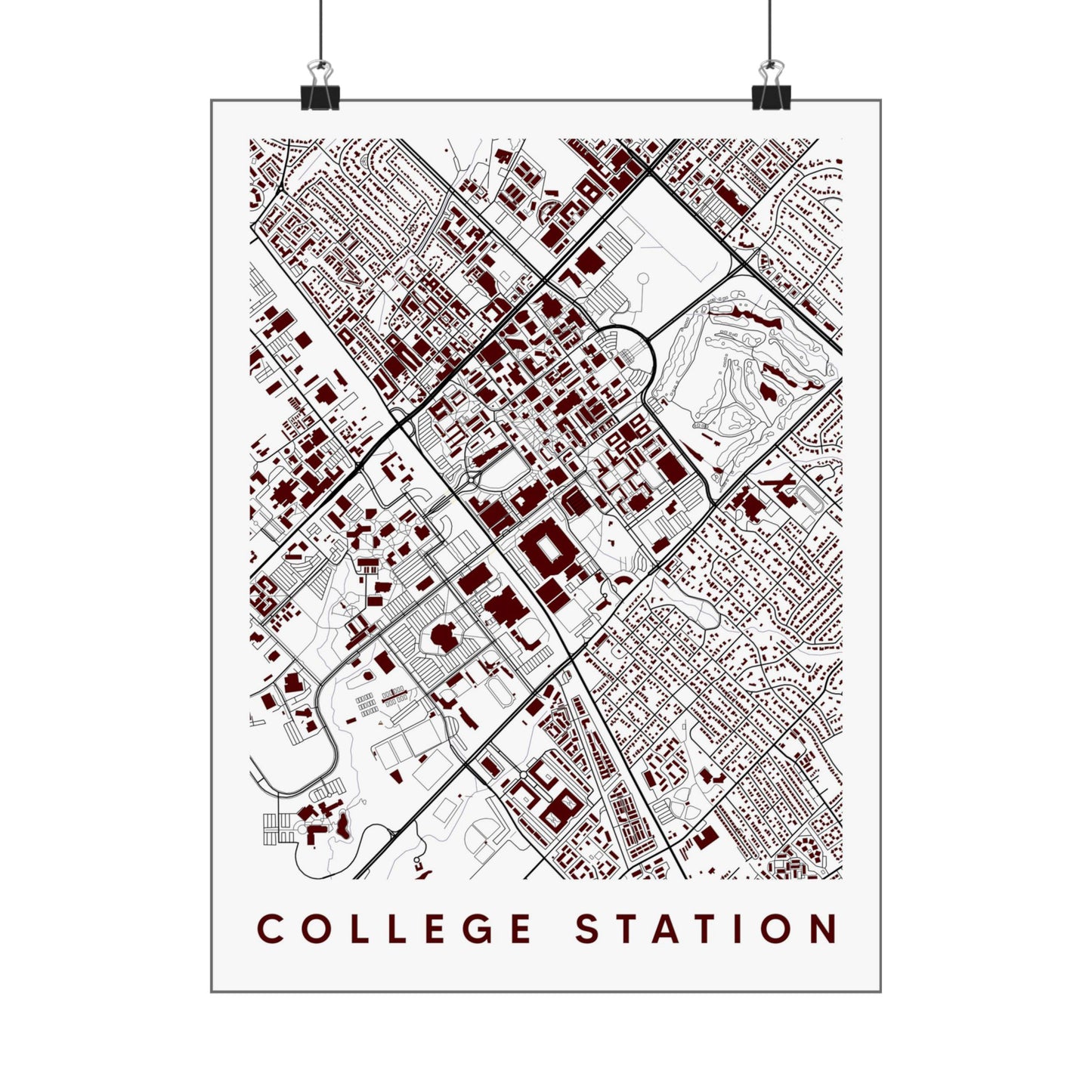 College Station Texas Map