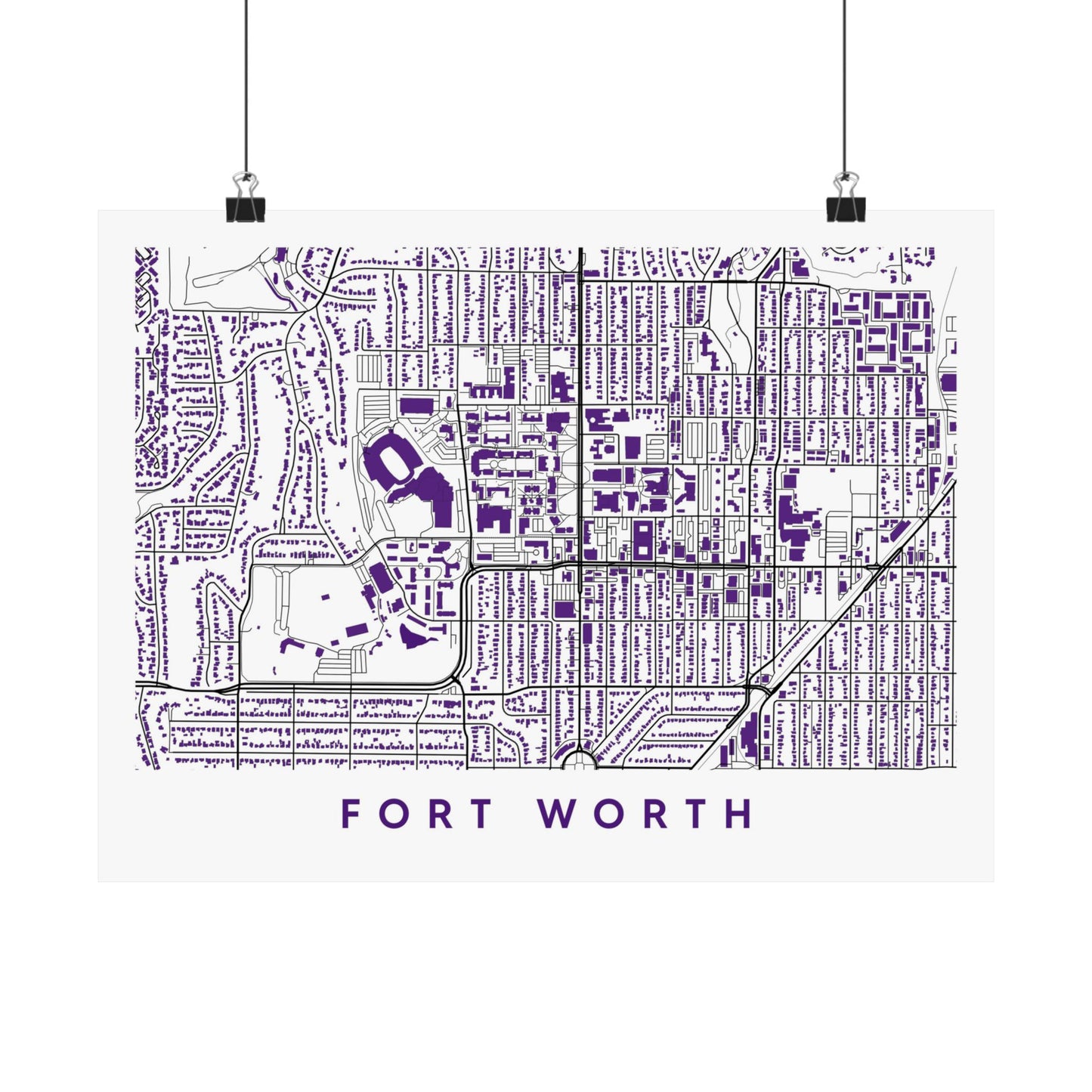 Fort Worth Texas Map