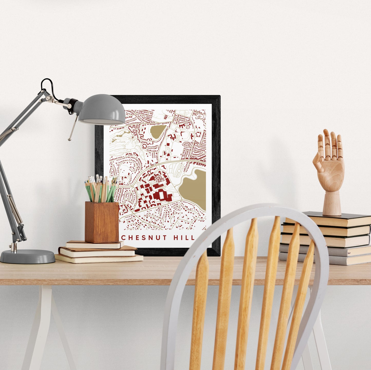 Chesnut Hill MA Map