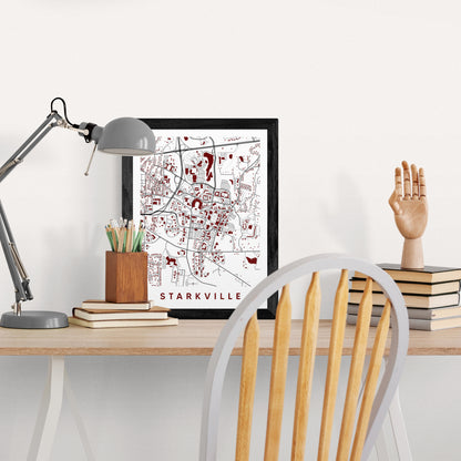 Starkville Mississippi Map
