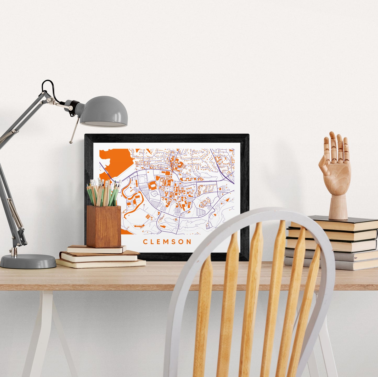 Clemson SC Map