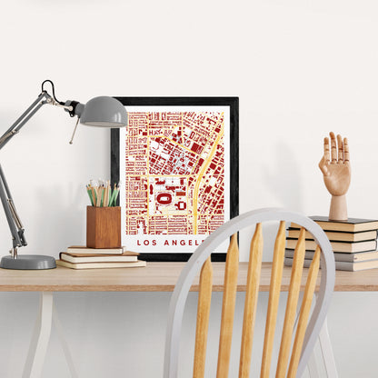 Los Angeles California Map