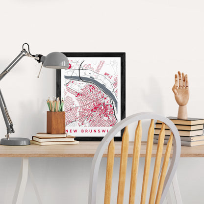 New Brunswick New Jersey Map