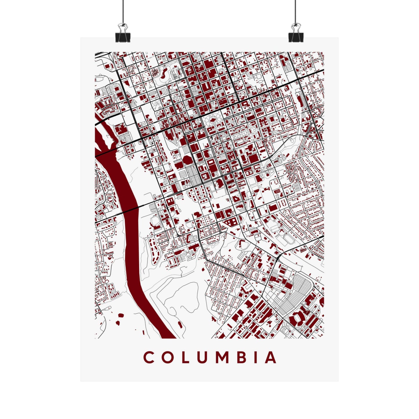 Columbia South Carolina Map