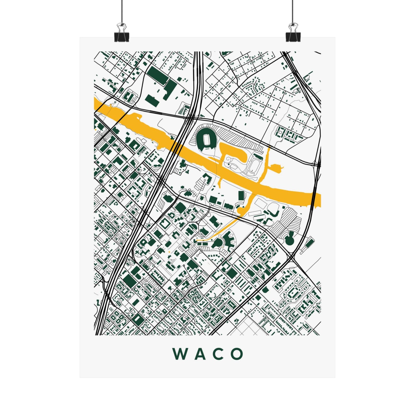 Waco Texas Map