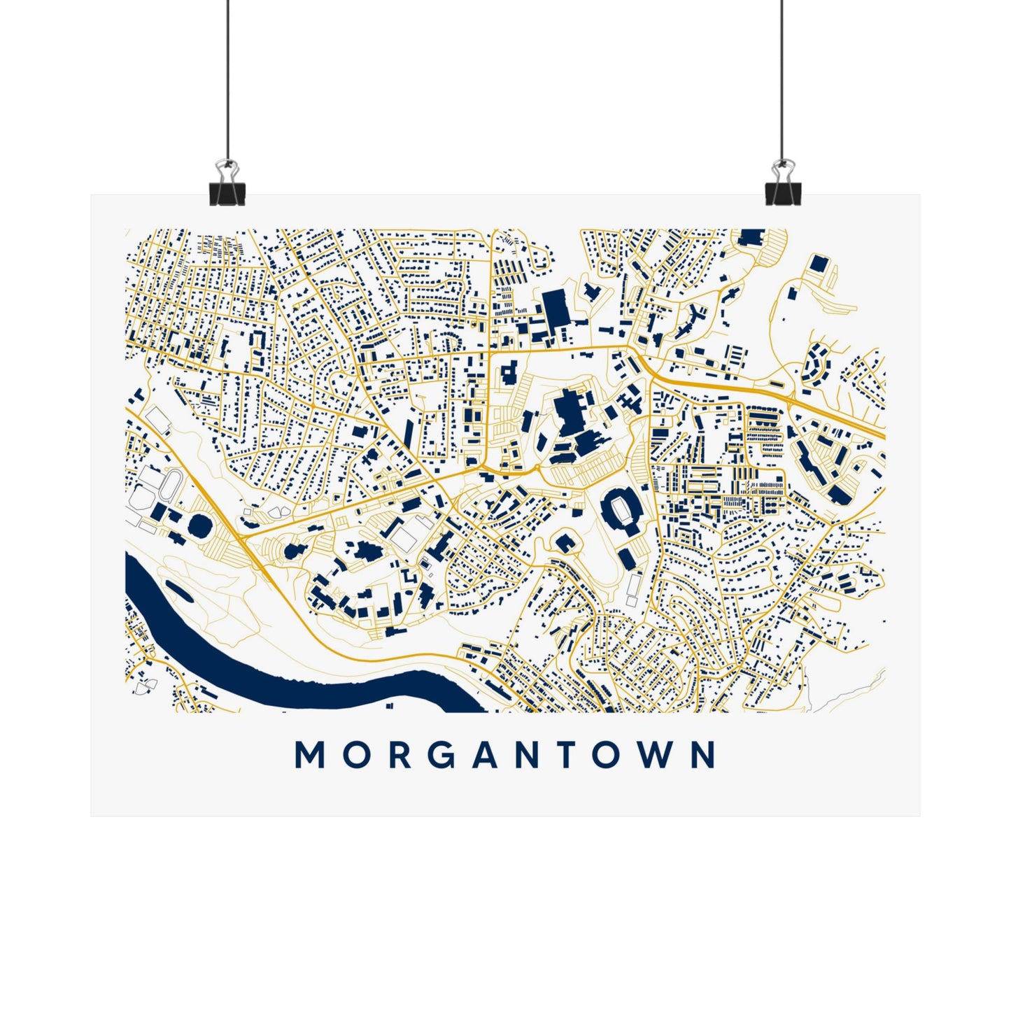 Morgantown West Virginia Map